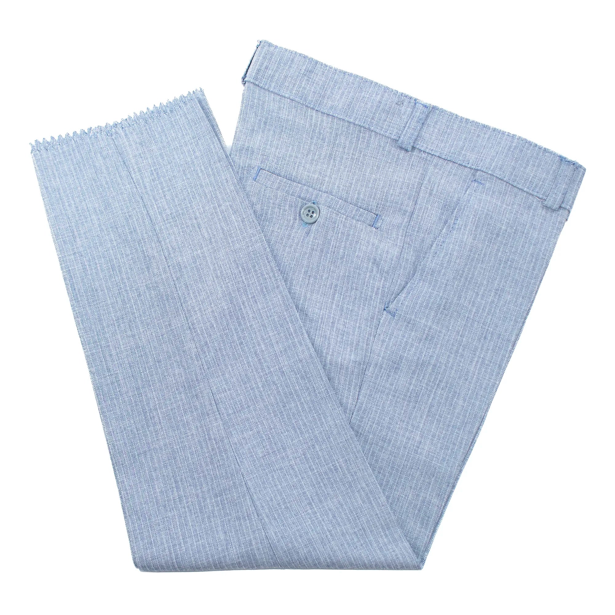 Powder Blue Pinstriped 3-Piece Kids' Suit