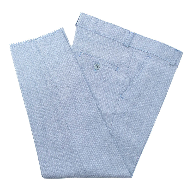 Powder Blue Pinstriped 3-Piece Kids' Suit