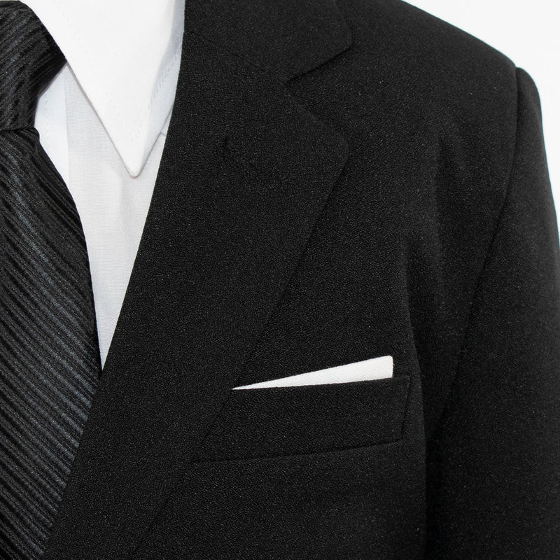 Black 3-Piece Kids' Suit