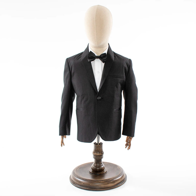 Kids' Black 3-Piece Tuxedo