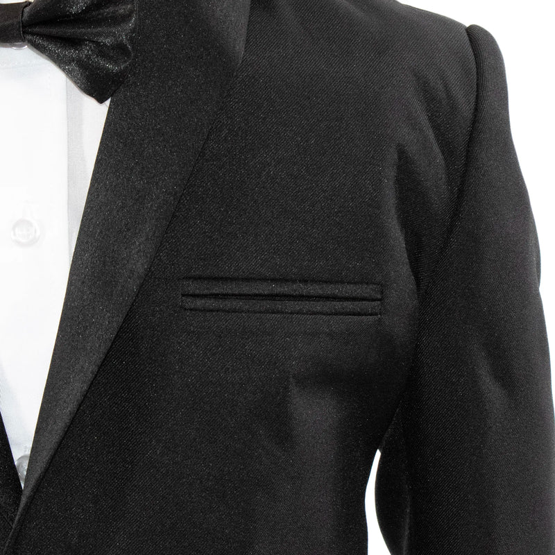 Kids' Black 3-Piece Tuxedo