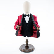 Kids' Burgundy  3-Piece Tuxedo
