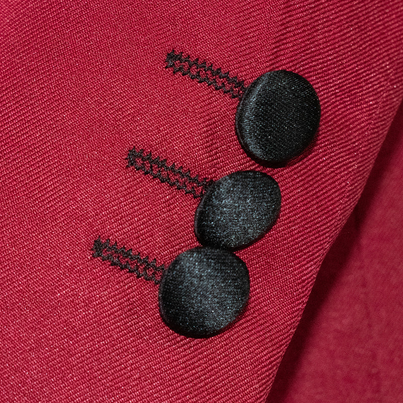 Kids' Burgundy  3-Piece Tuxedo