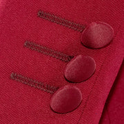 Kids' Burgundy 3-Piece Tuxedo