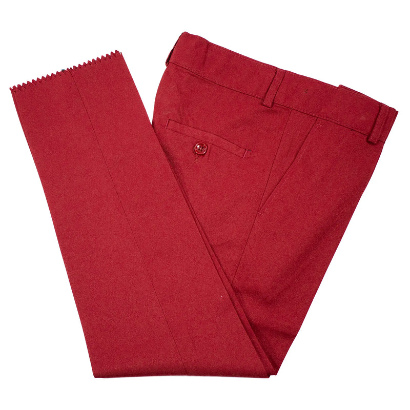 Kids' Burgundy 3-Piece Tuxedo