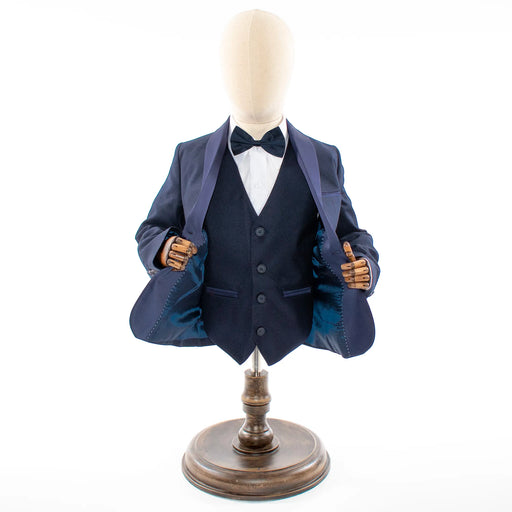 Kids' Dark Blue 3-Piece Tuxedo