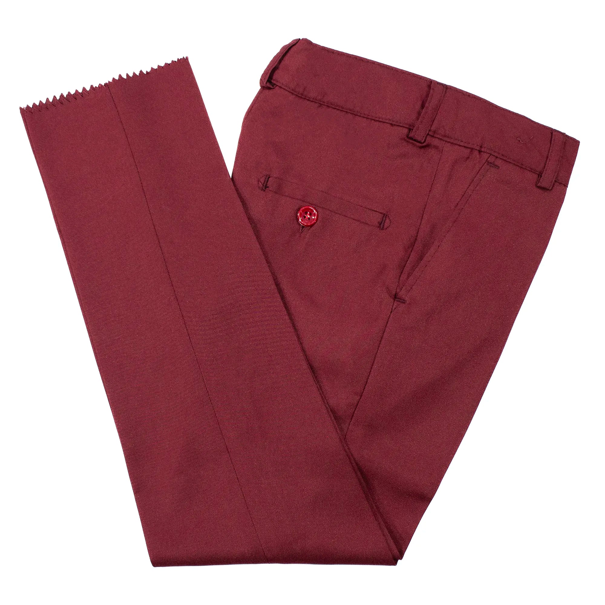 Kids' Burgundy 3-Piece Tuxedo