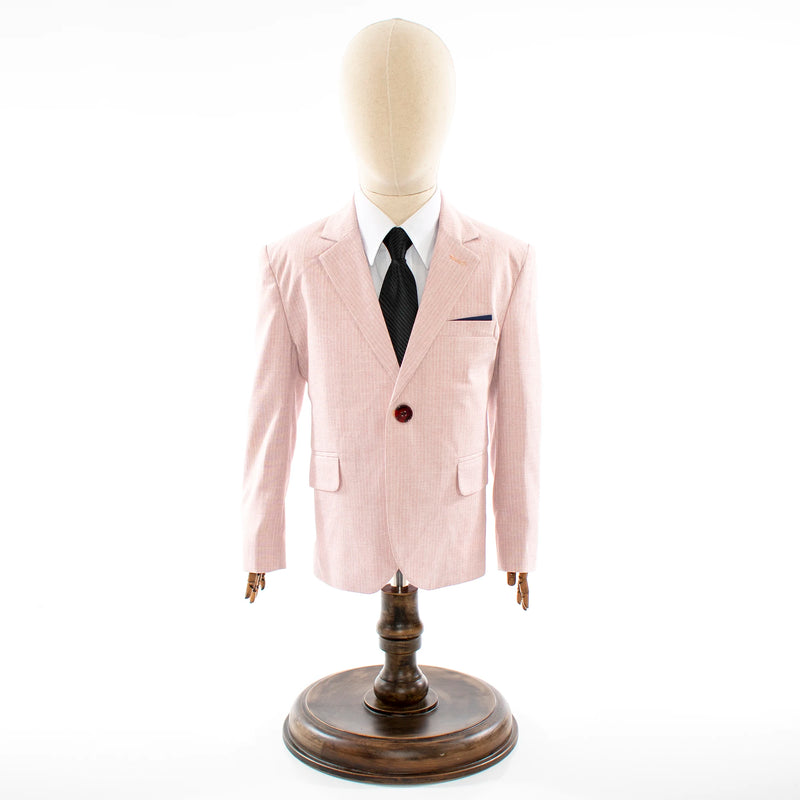 Dusty Rose Fade Striped 3-Piece Kids' Suit