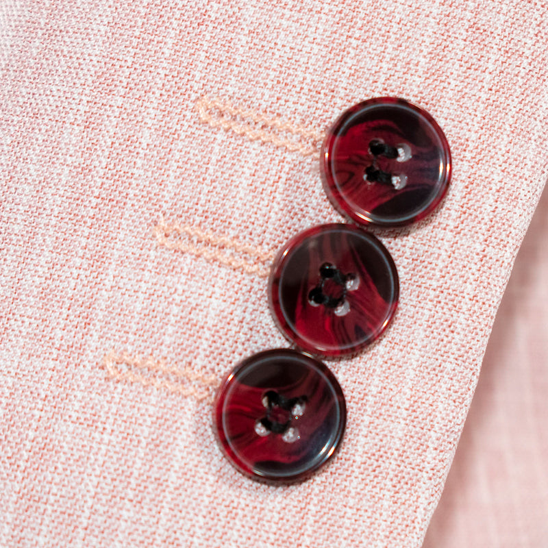 Dusty Rose Fade Striped 3-Piece Kids' Suit