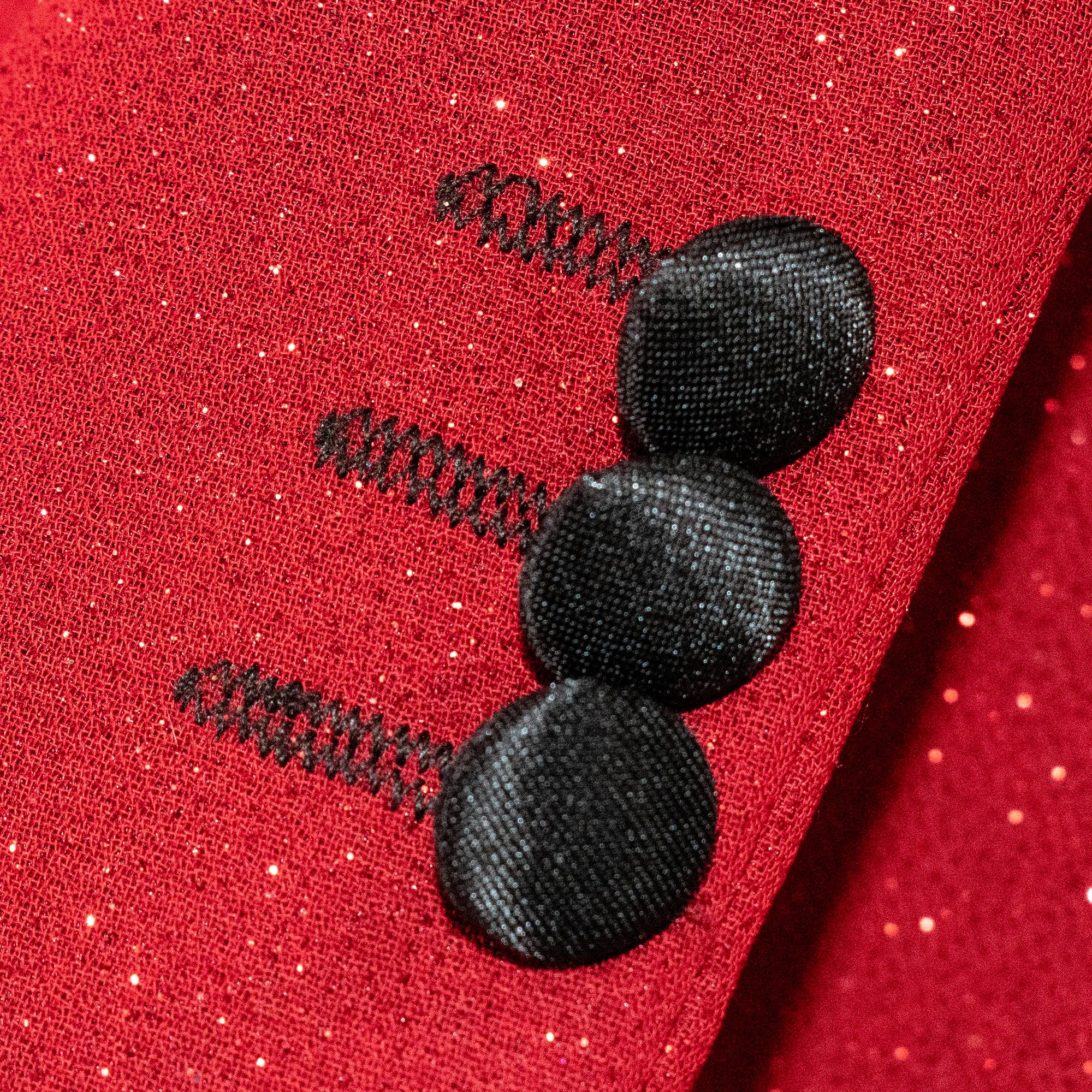 Kids' Red Glitter Tuxedo