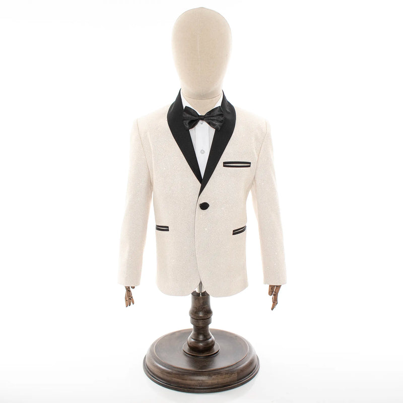 Kids' Champagne Glitter Tuxedo