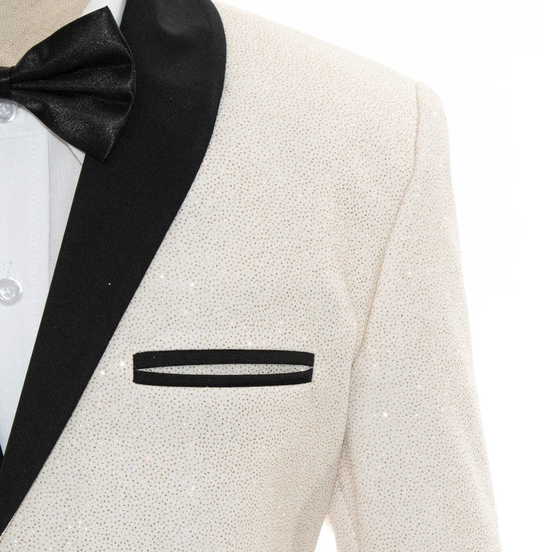 Kids' Champagne Glitter Tuxedo