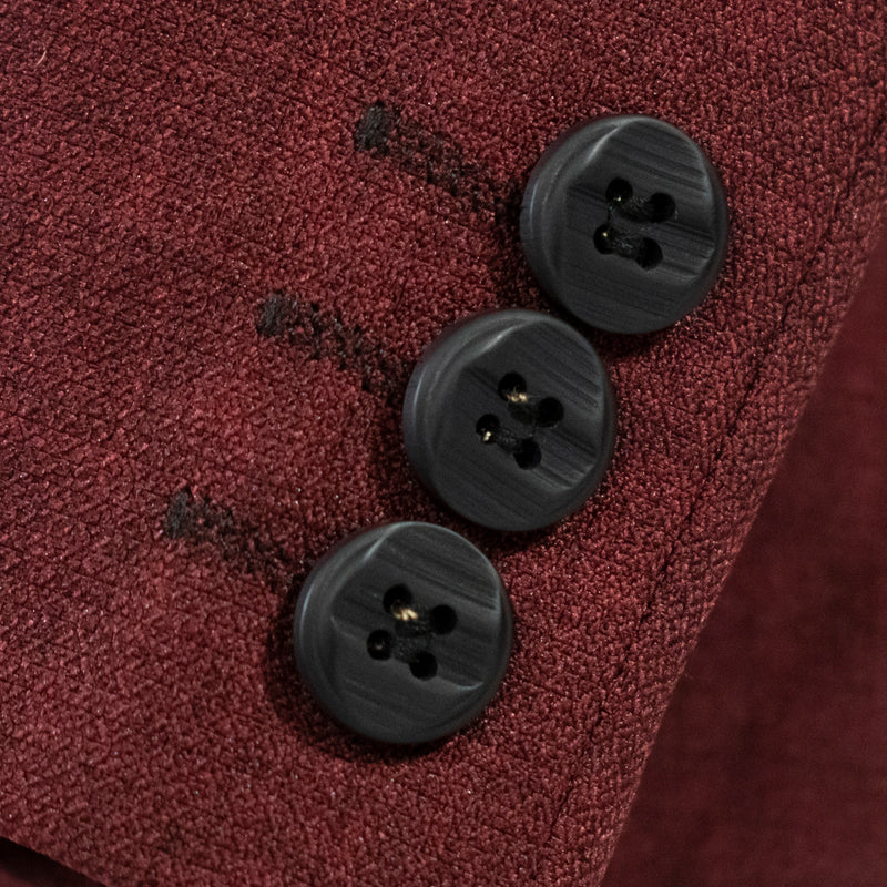 Kids' Dark Burgundy 3-Piece Suit