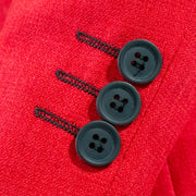 Kids' Red And Black 3-Piece Tuxedo