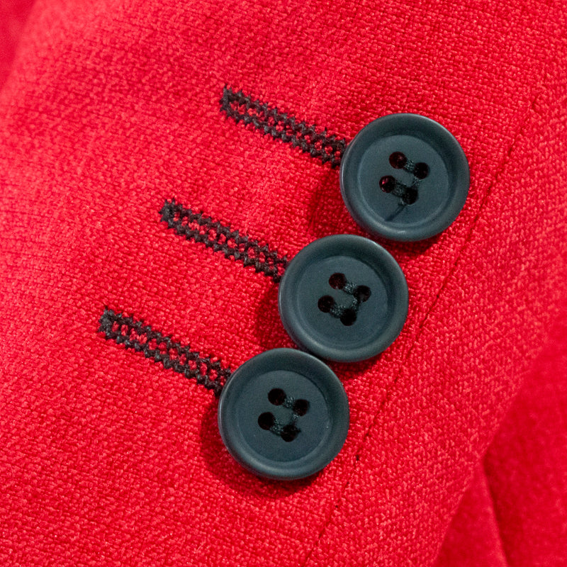 Kids' Red And Black 3-Piece Tuxedo