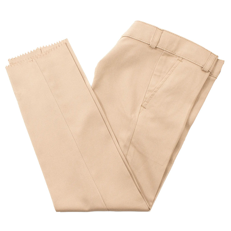 Khaki 3-Piece Kids' Suit With Notch Lapels