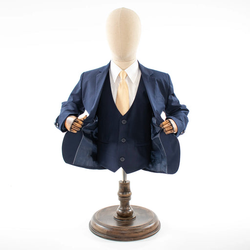 Kids' Navy Blue 3-Piece Suit