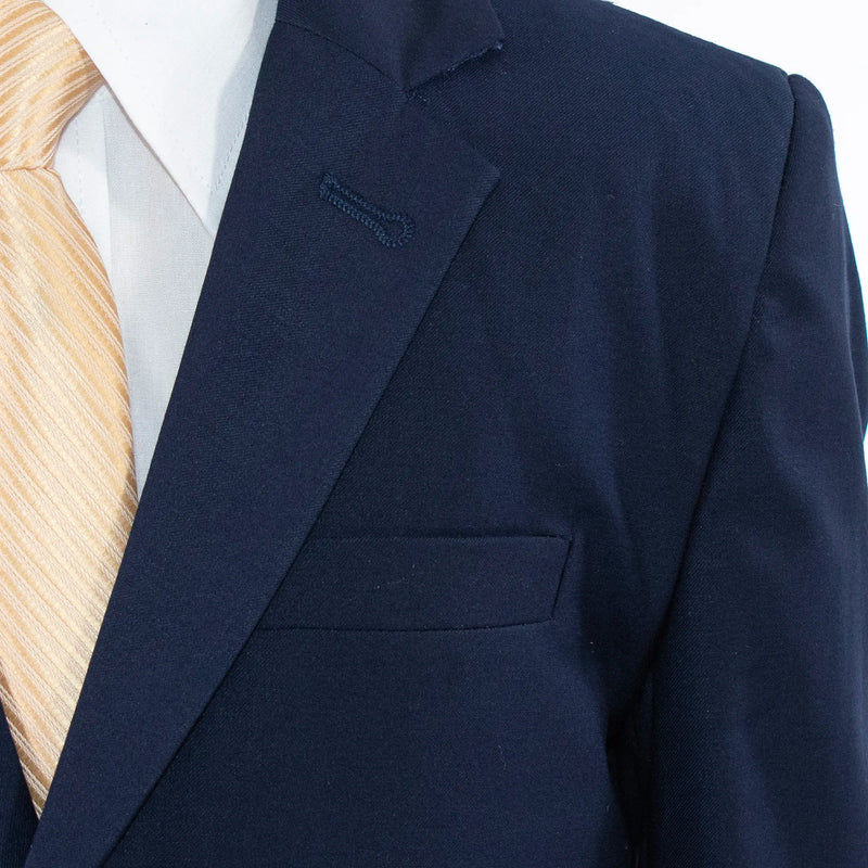 Kids' Navy Blue 3-Piece Suit