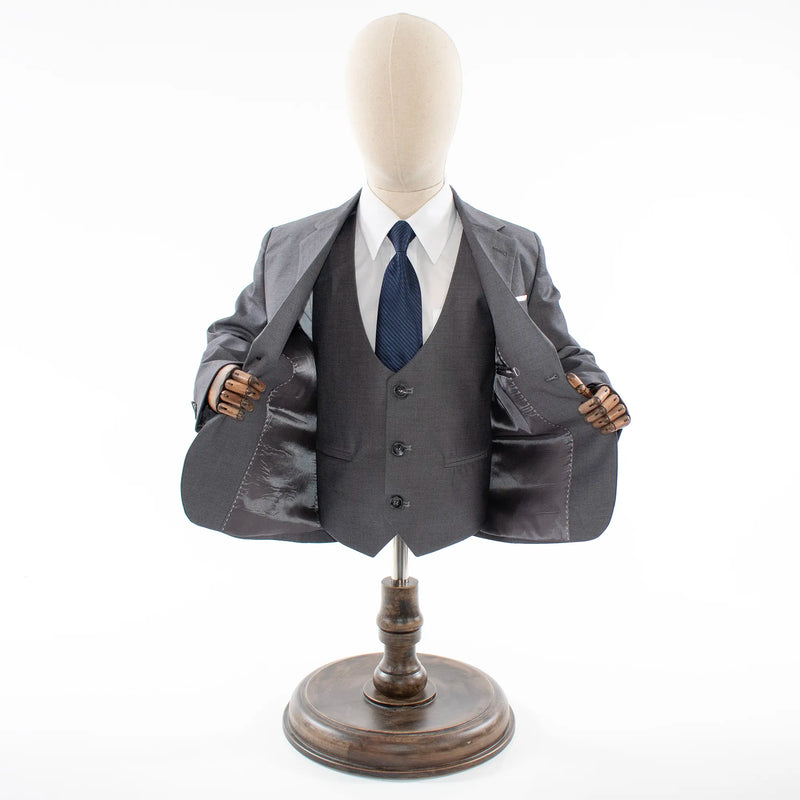 Kids' Gray 3-Piece Suit