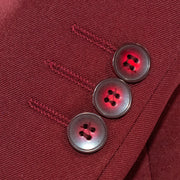 Kids' Burgundy 3-Piece Suit