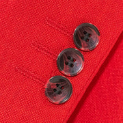 Kids' Red Twill 3-Piece Suit 