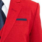 Kids' Red 3-Piece Suit