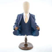 Kids' Navy Blue Twill 3-Piece Suit 