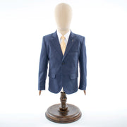 Kids' Navy Blue Twill 3-Piece Suit 