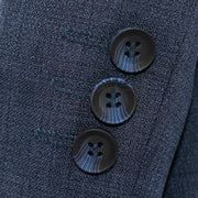 Kids' Navy Blue Twill 3-Piece Suit 