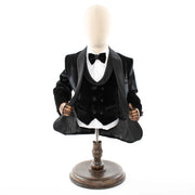 Kids' Black Velvet 3-Piece Tuxedo
