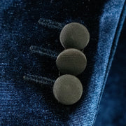 Kids' Blue Velvet 3-Piece Tuxedo