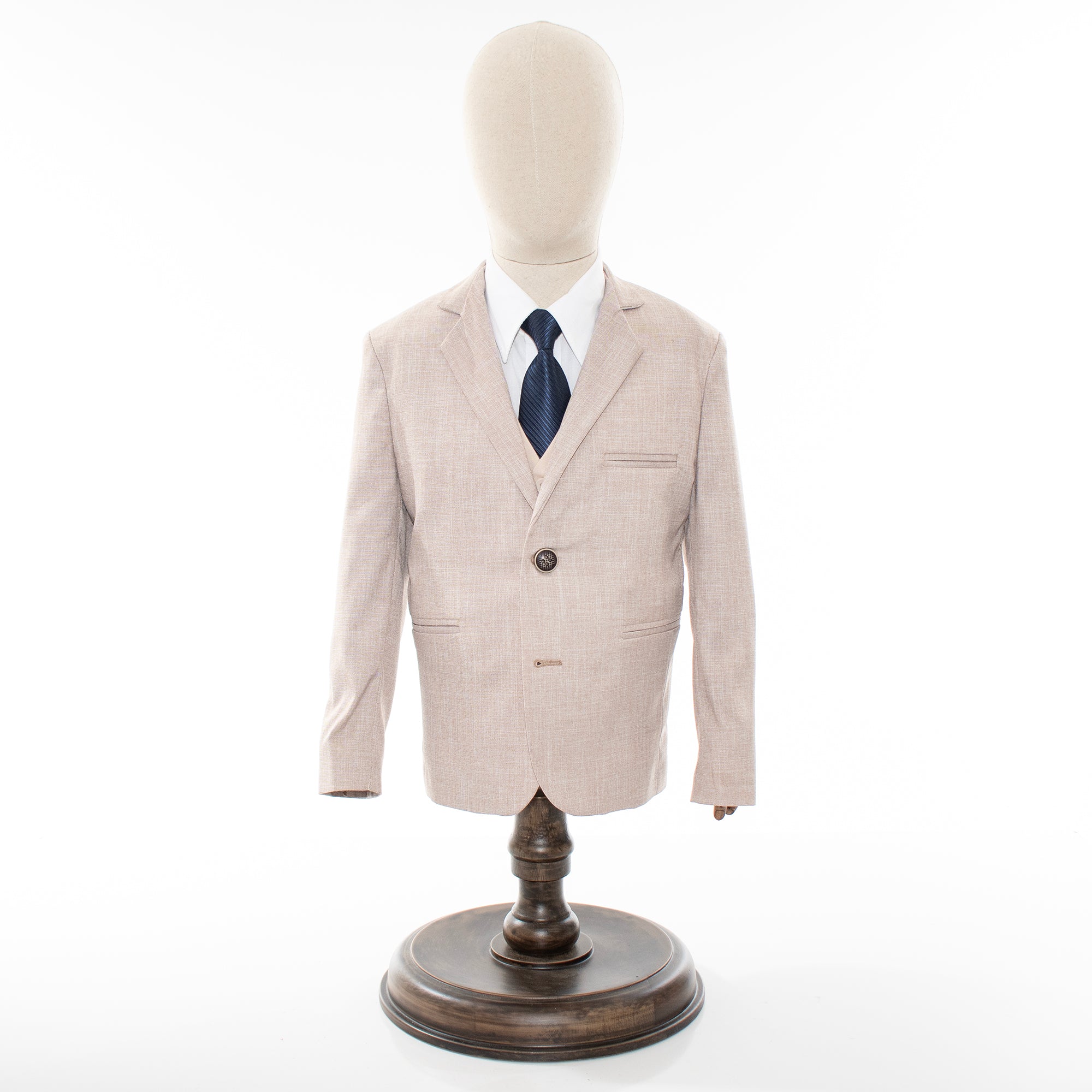 Khaki 3-Piece Kids' Suit