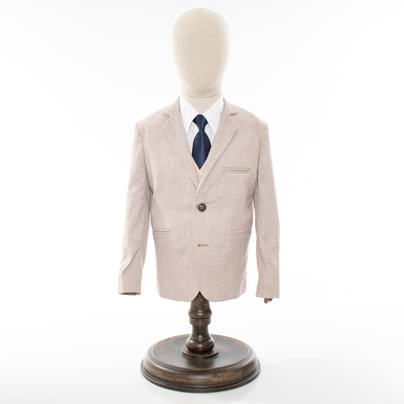 Khaki 3-Piece Kids' Suit