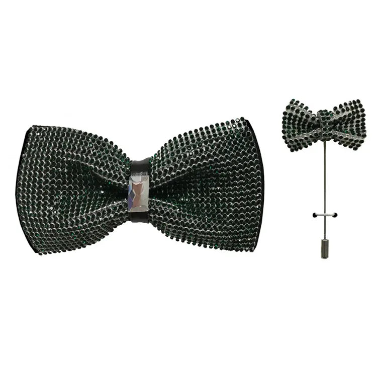 Rhinestone and Jewel Designer Bow Tie