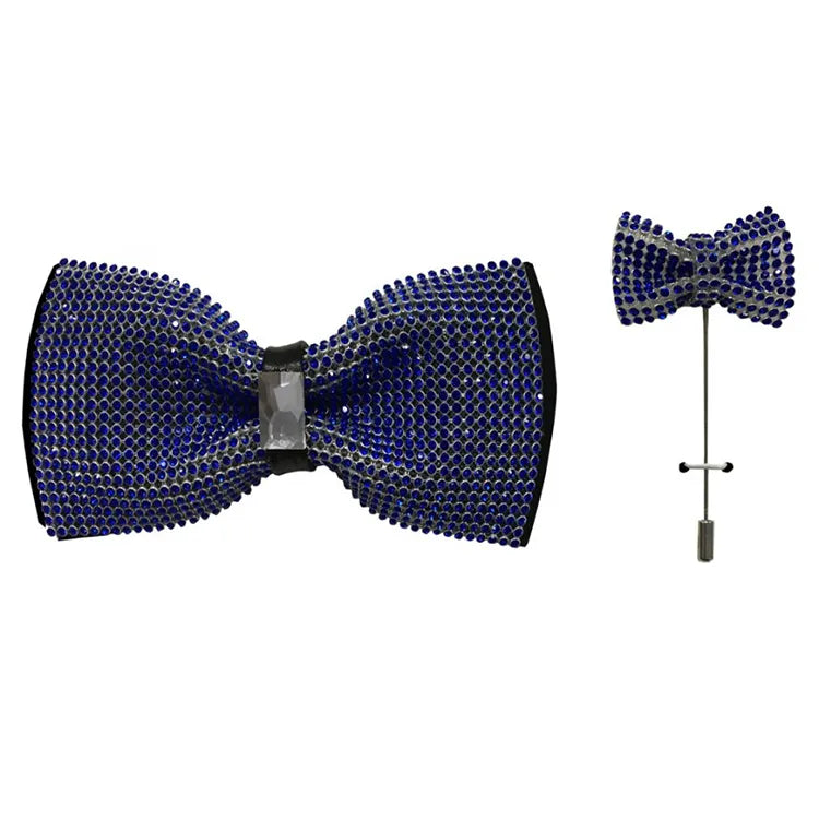 Rhinestone and Jewel Designer Bow Tie