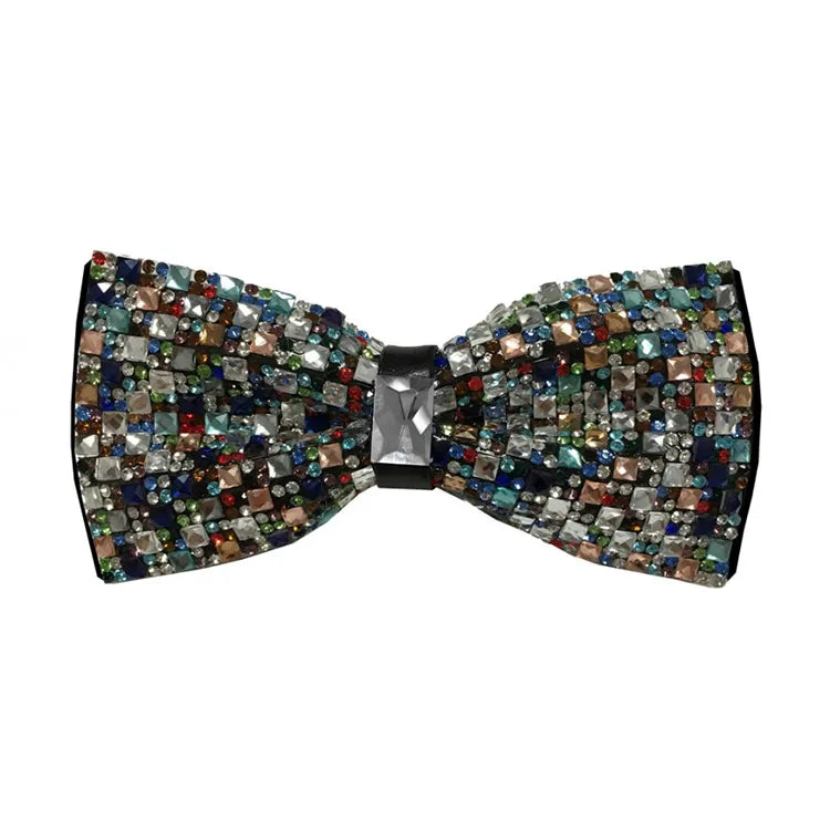 Assorted Rhinestone Bow Tie