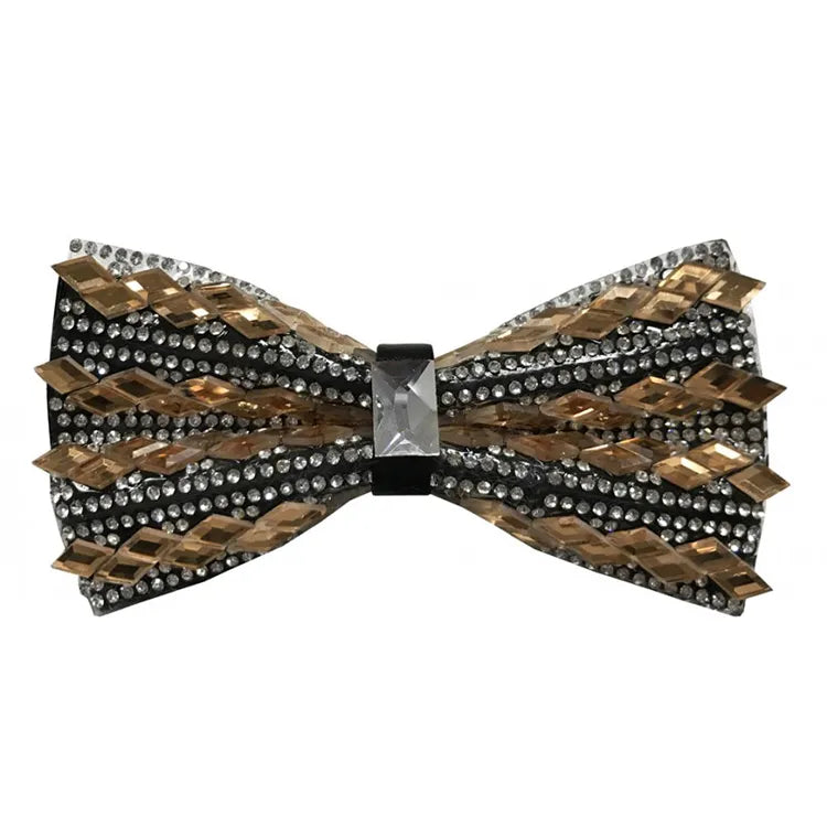 Deluxe Jeweled Mix Bow Tie