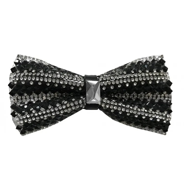 Deluxe Rhinestone Mix Bow Tie