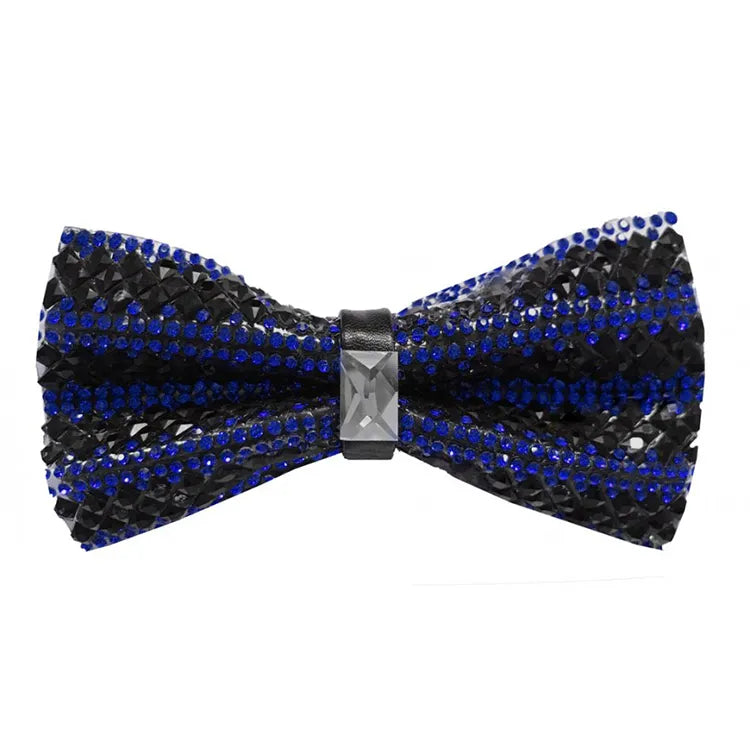 Deluxe Rhinestone Mix Bow Tie