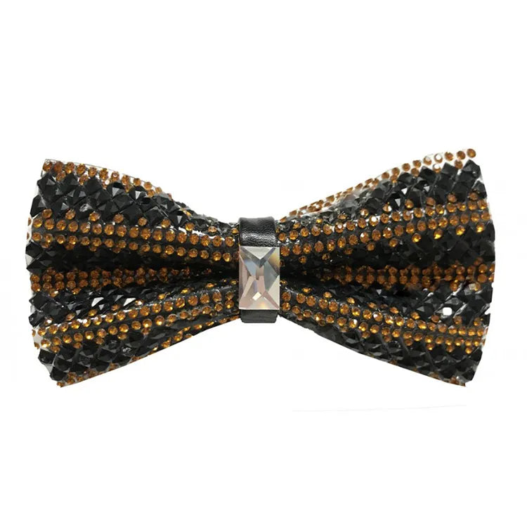 Deluxe Rhinestone Mix Bow Tie