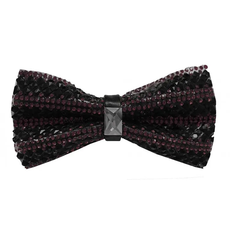 Deluxe Rhinestone Mix Bow Tie
