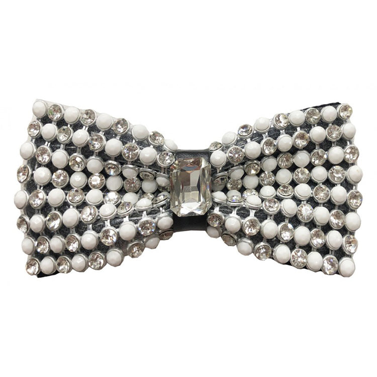 Jeweled Center Bow Tie