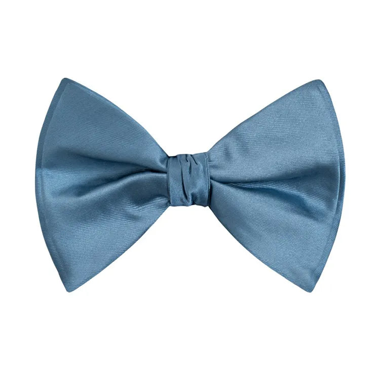 Kids' Solid Butterfly Bow Tie & Hanky