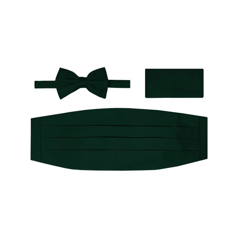 3-Piece Solid Cummerbund Set