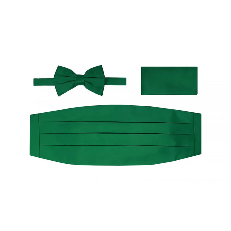 3-Piece Solid Cummerbund Set