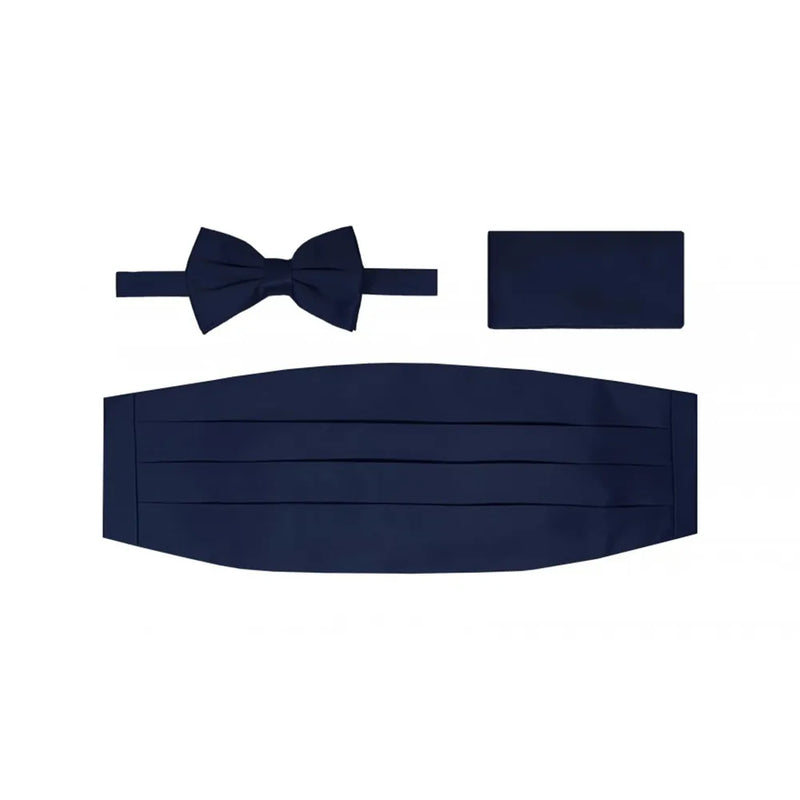 3-Piece Solid Cummerbund Set