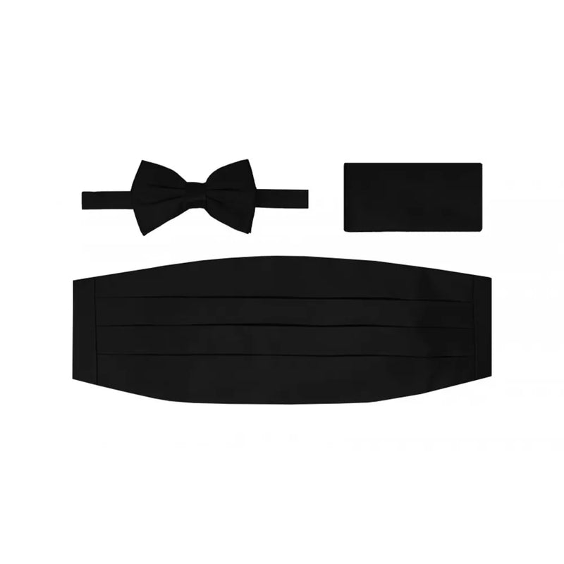 3-Piece Solid Cummerbund Set