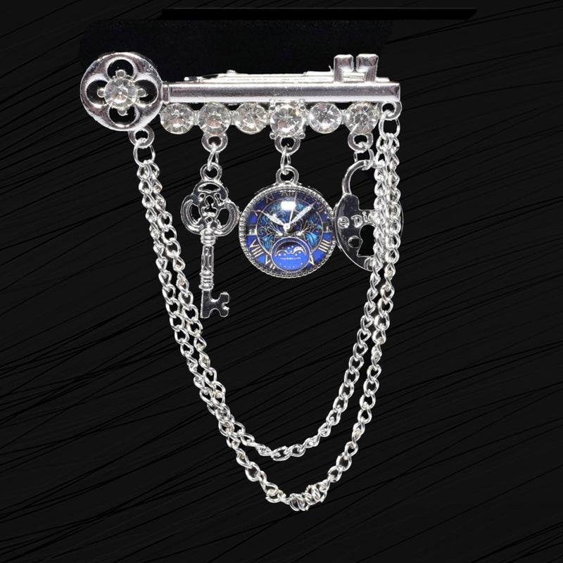 Timekeeper's Brooch Lapel Pin