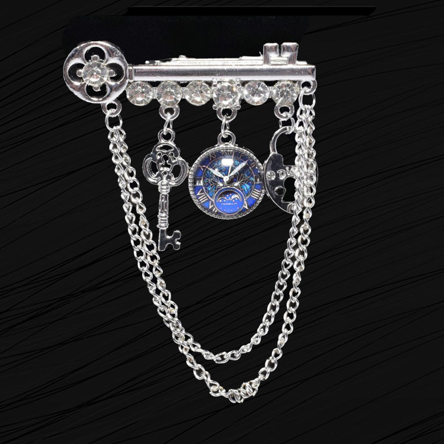 Timekeeper's Brooch Lapel Pin