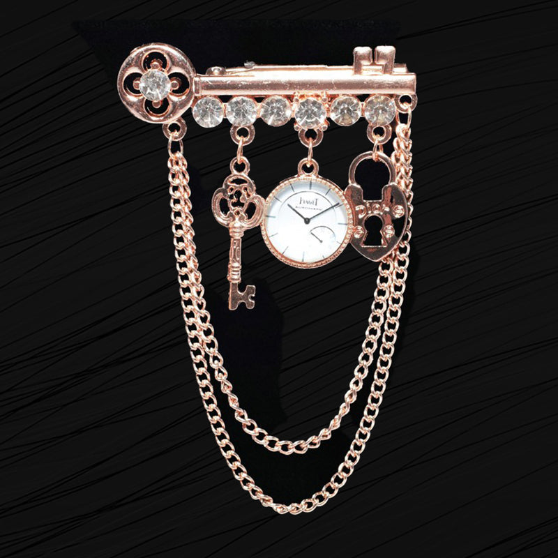 Timekeeper's Brooch Lapel Pin
